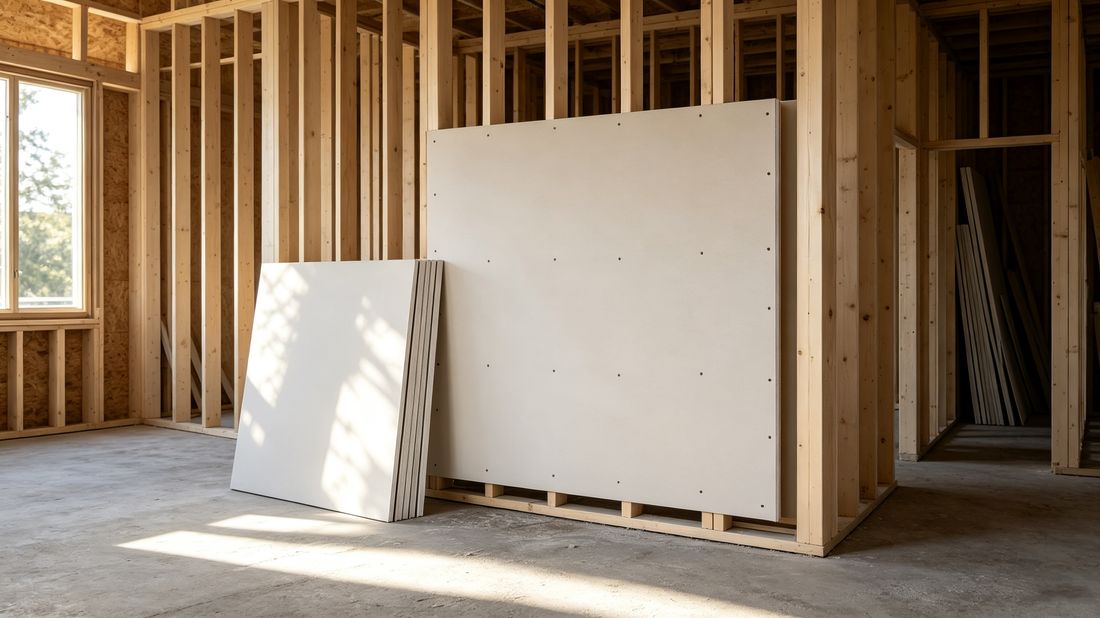 Amoowis metal pegboard panel mounted on a drywall wall with stud screws