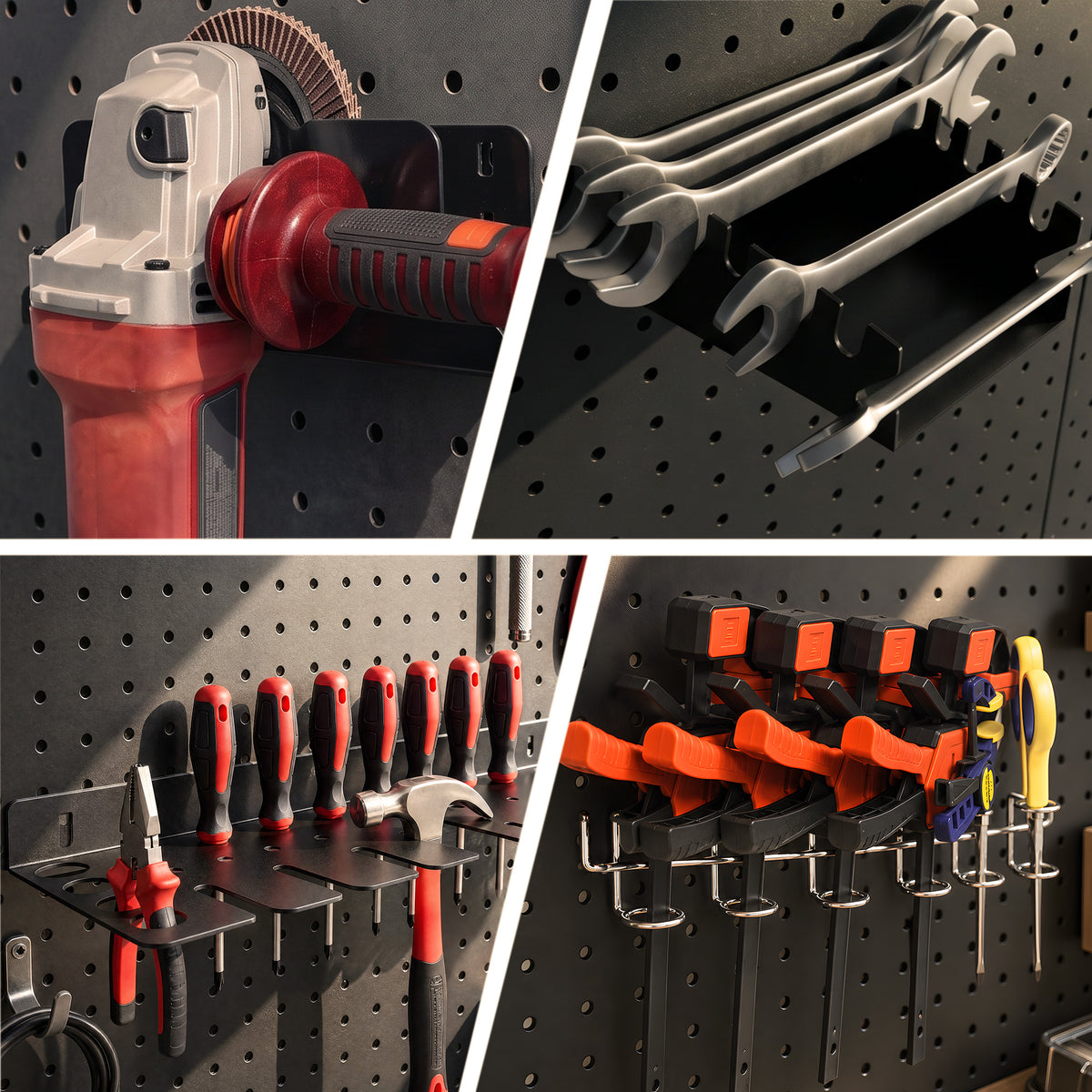 Amoowis 55PCS Pegboard Accessories Organizer Kit