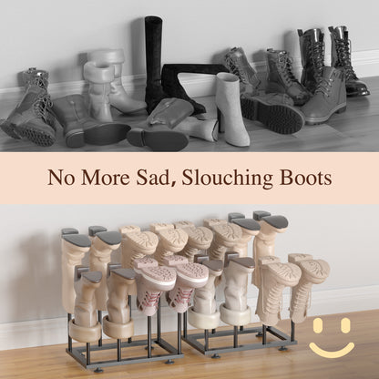 Amoowis Shoe Rack Organizer, Free Standing Shoe Storage Shelf, Fits 8 Pairs